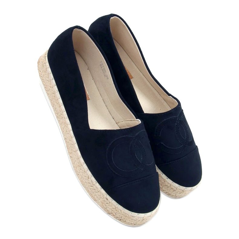 BM Wela Espadrilles noires Chanel le noir BM Wela Espadrilles noires Chanel le noir