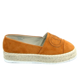 Espadrilles Chanel kikikiki Wela Camel brun