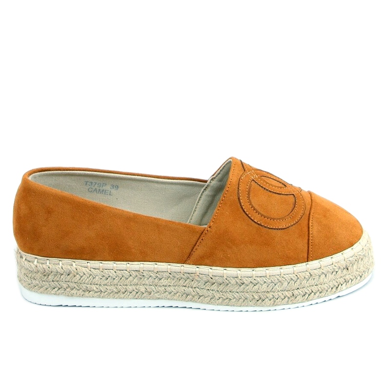 Espadrilles Chanel kikikiki Wela Camel brun