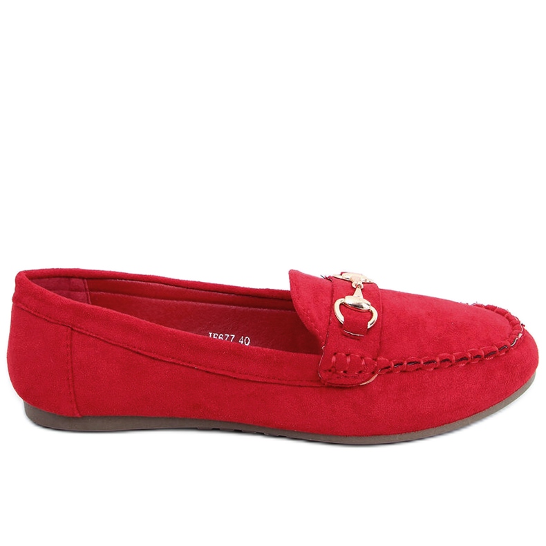 BM Mocassins femme Hesso Rouge BM Mocassins femme Hesso Rouge