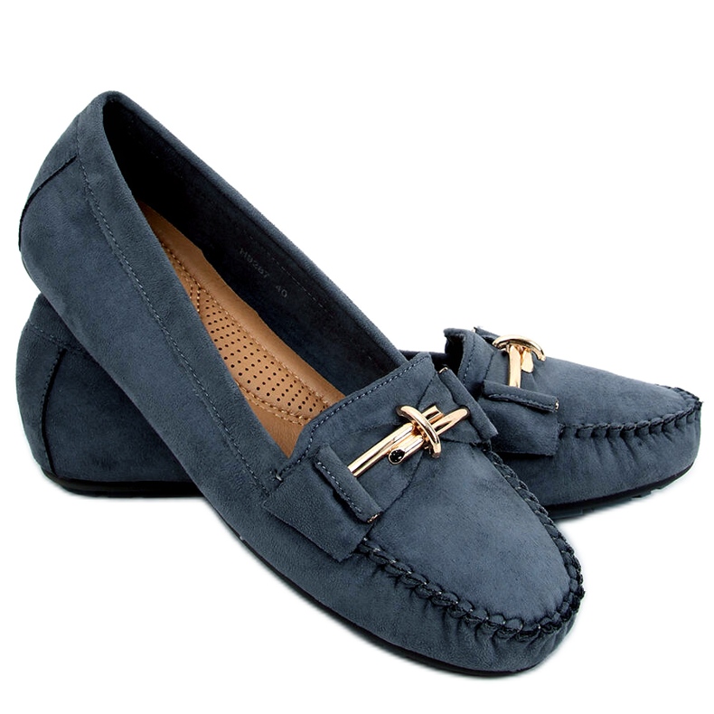 Mocassins femme Lyset Gris