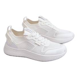 Baskets confortables pour femmes Système de mousse à mémoire de forme Big Star LL274415 Blanc blanche