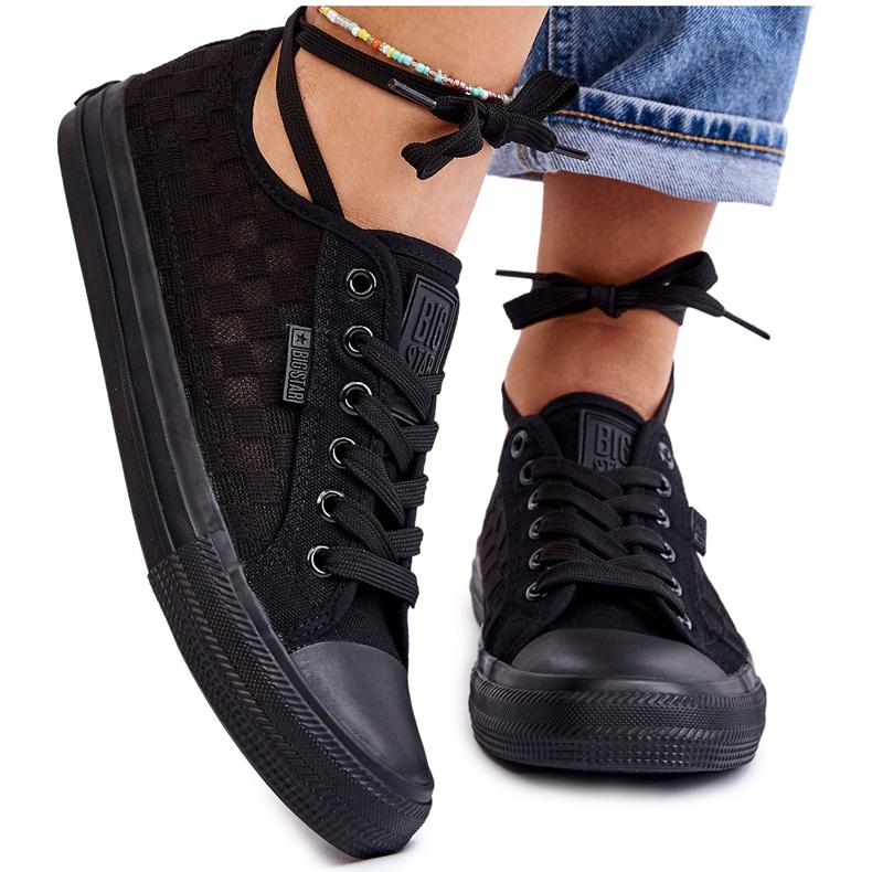 Baskets Basses Classiques Big Star LL274072 Noir le noir