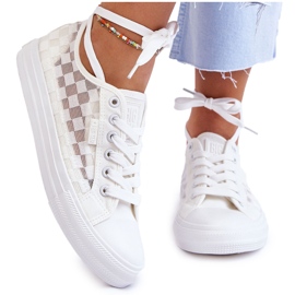 Baskets Basses Classiques Big Star LL274071 Blanc blanche
