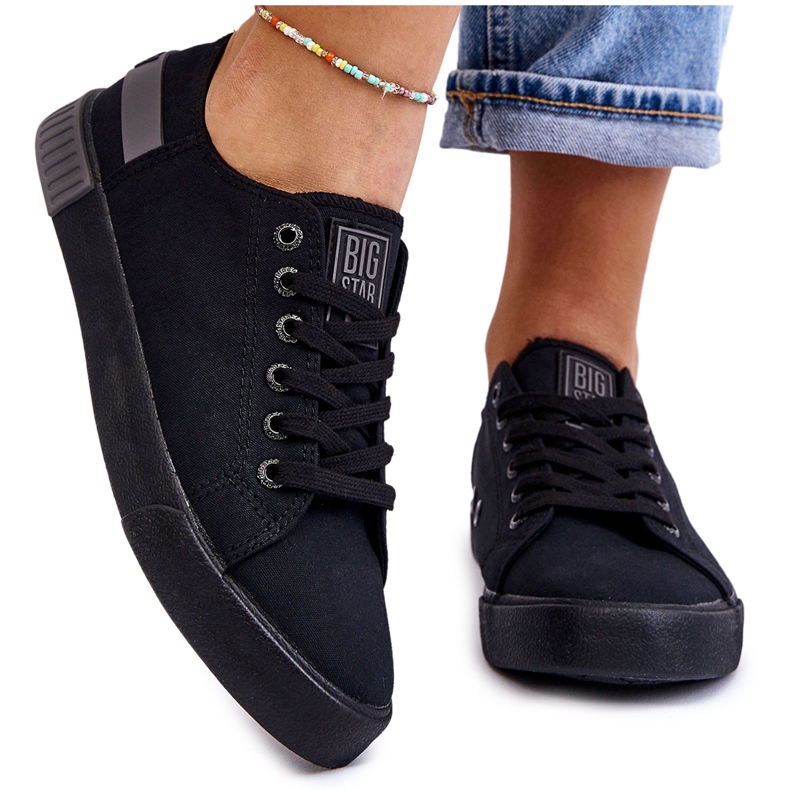 Baskets Basses Femme Big Star LL274038 Noir le noir