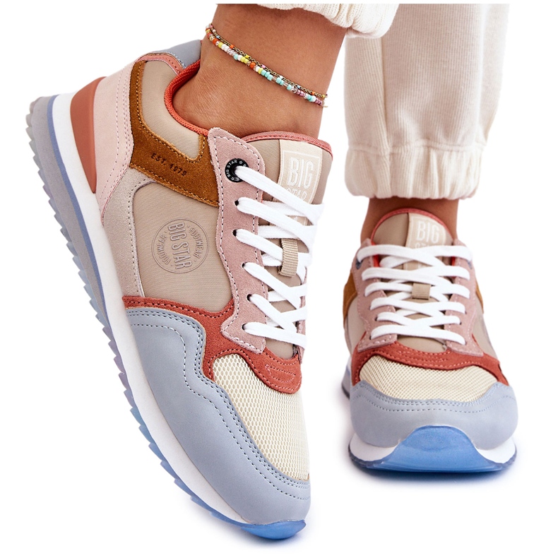 Chaussures de sport pour femme Système de mousse à mémoire de forme Big Star LL274348 Multicolore