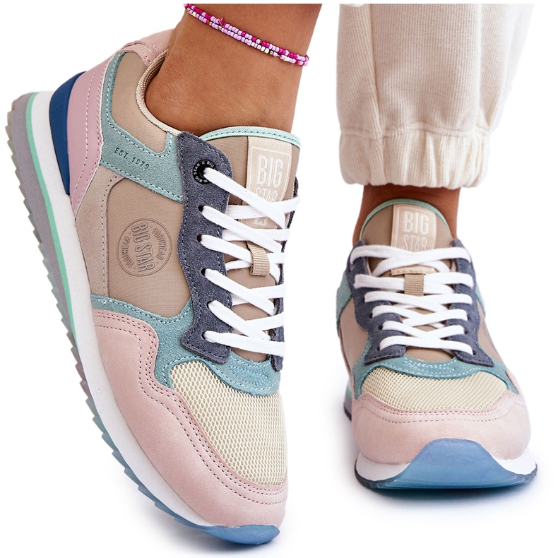 Chaussures de sport pour femme Système de mousse à mémoire de forme Big Star LL274347 Multicolore