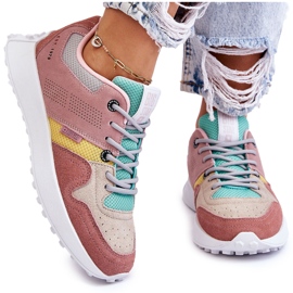 Baskets Femme Big Star LL274422 Rose-Beige