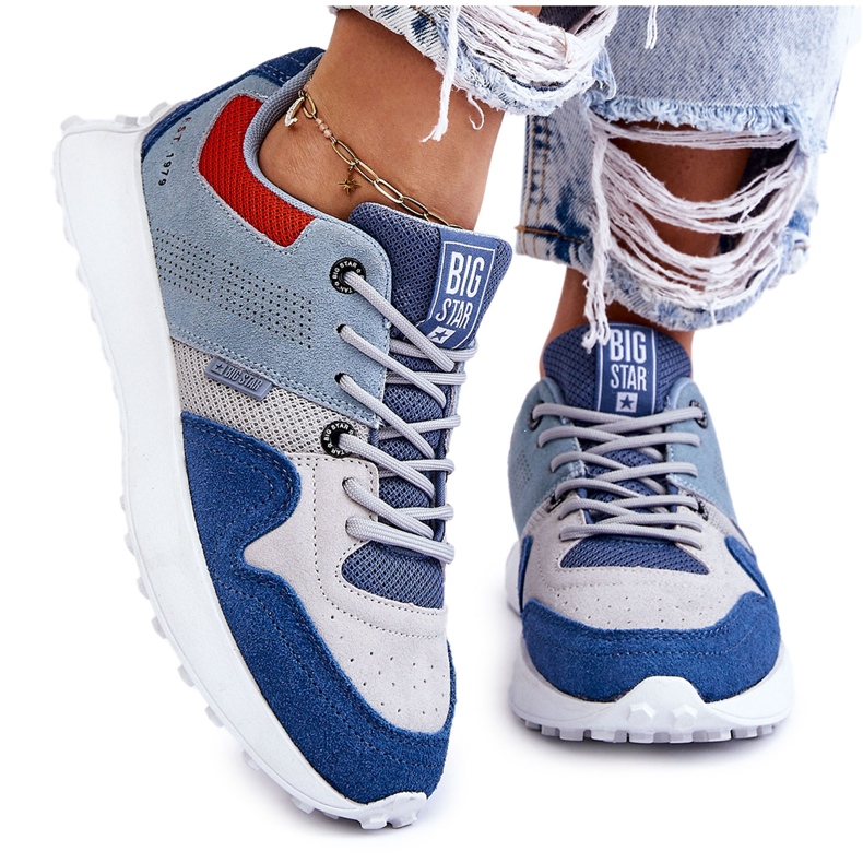 Baskets Femme Big Star LL274421 Bleu Baskets Femme Big Star LL274421 Bleu