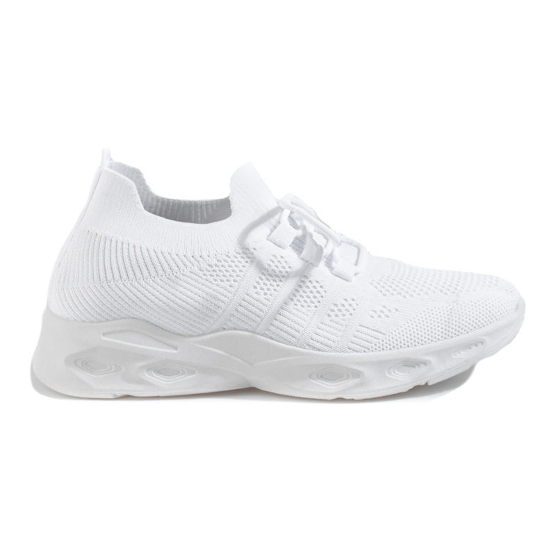 Chaussures de sport en textile blanc Shelovet blanche