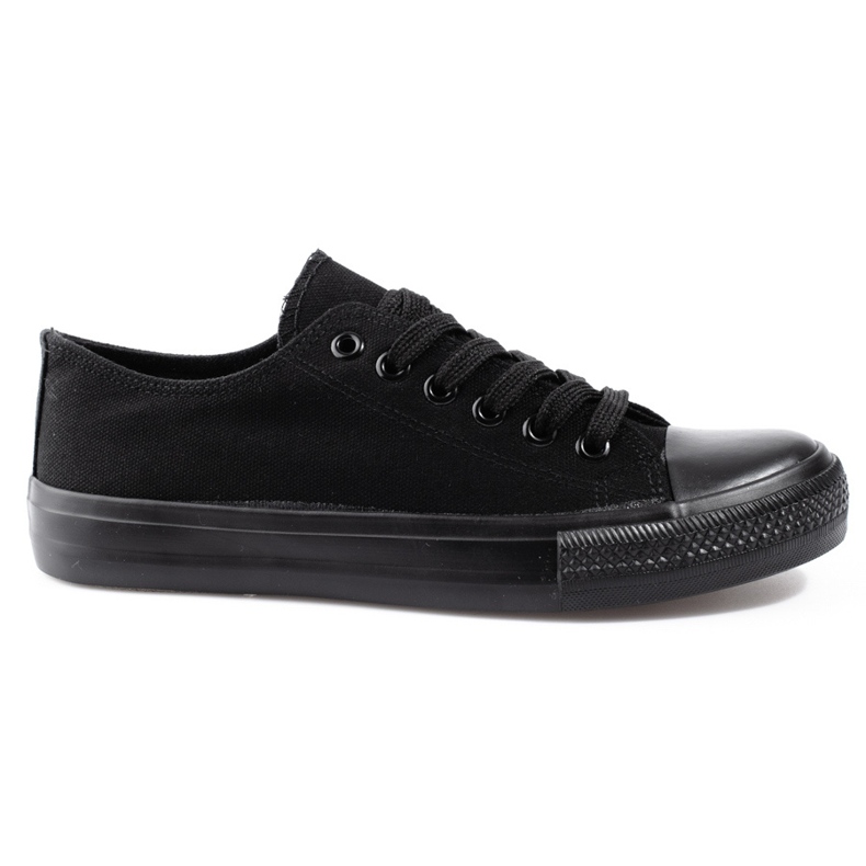 Baskets classiques noires pour femmes le noir
