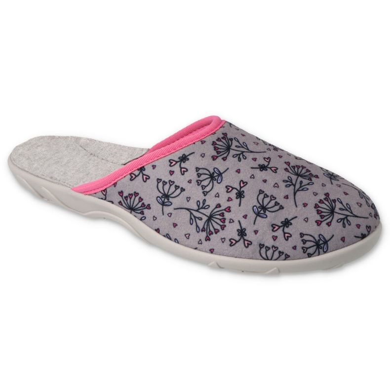 Befado Béfado Women's Slippers Roses / Beige 235d189 avec des fleurs