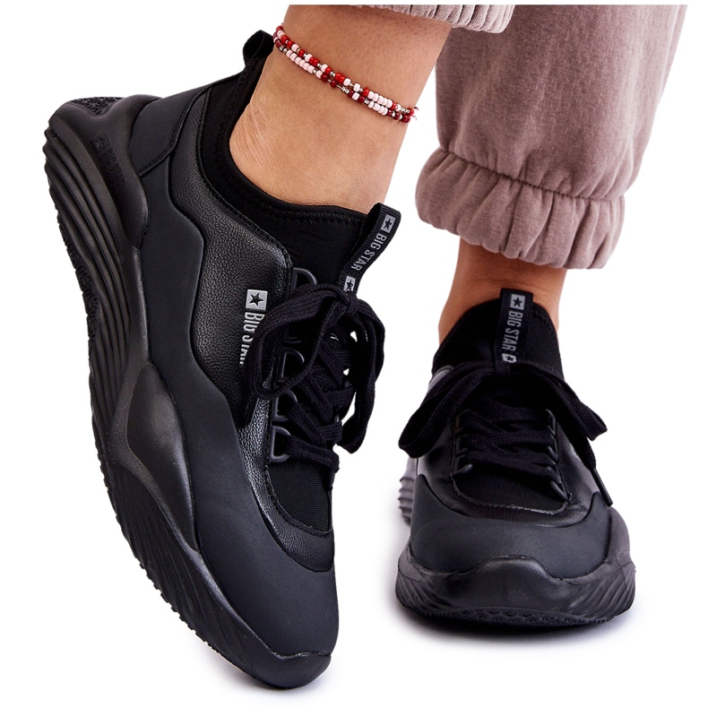 Baskets Femme Memory Foam System Big Star LL274419 Noir le noir
