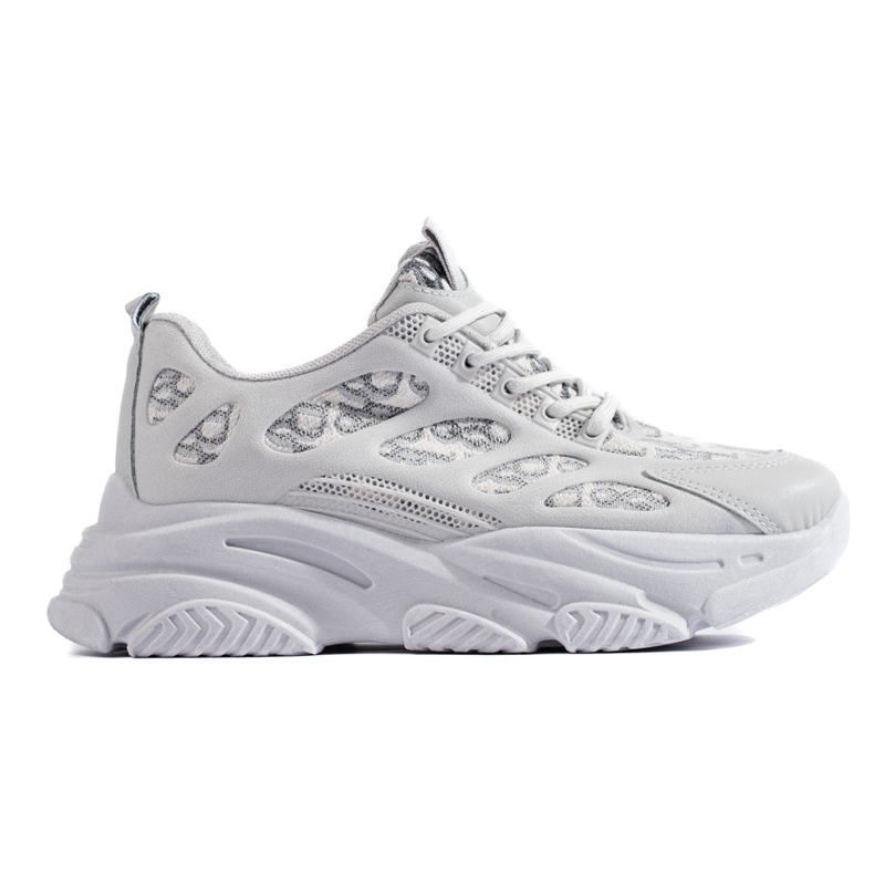 Baskets femme Shelovet sur semelle épaisse, gris