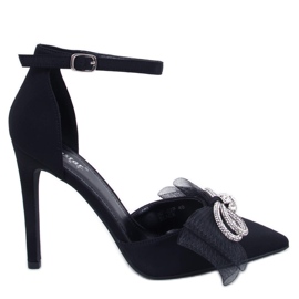 Seastar Épingles avec un nœud en tulle de Triana Black le noir