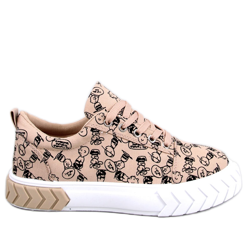 Navas Beige baskets femme comique Navas Beige baskets femme comique