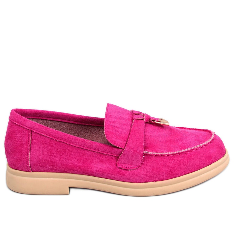 PA1 Mocassins en daim d'Ottavia Fuchsia rose