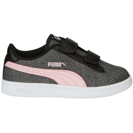 Chaussures Puma Smash v2 Glitz Glam V Ps Jr 367378 30 noir