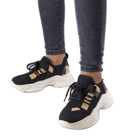Baskets de sport noires Sheryl