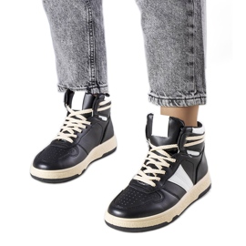 Bottines noires de Robin le noir