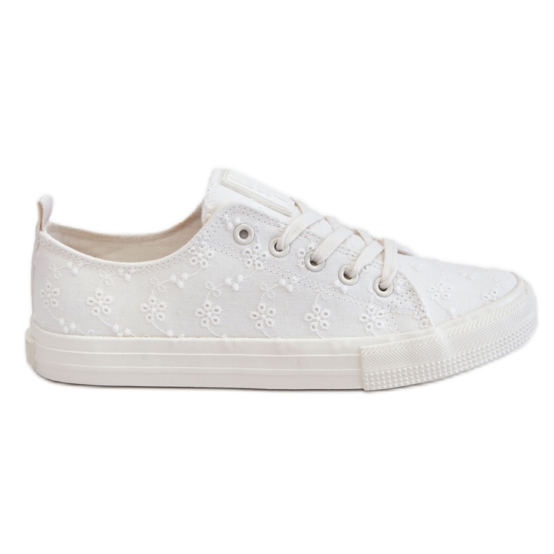 Baskets Brodées Big Star Femme LL274223 Blanc blanche Baskets Brodées Big Star Femme LL274223 Blanc blanche