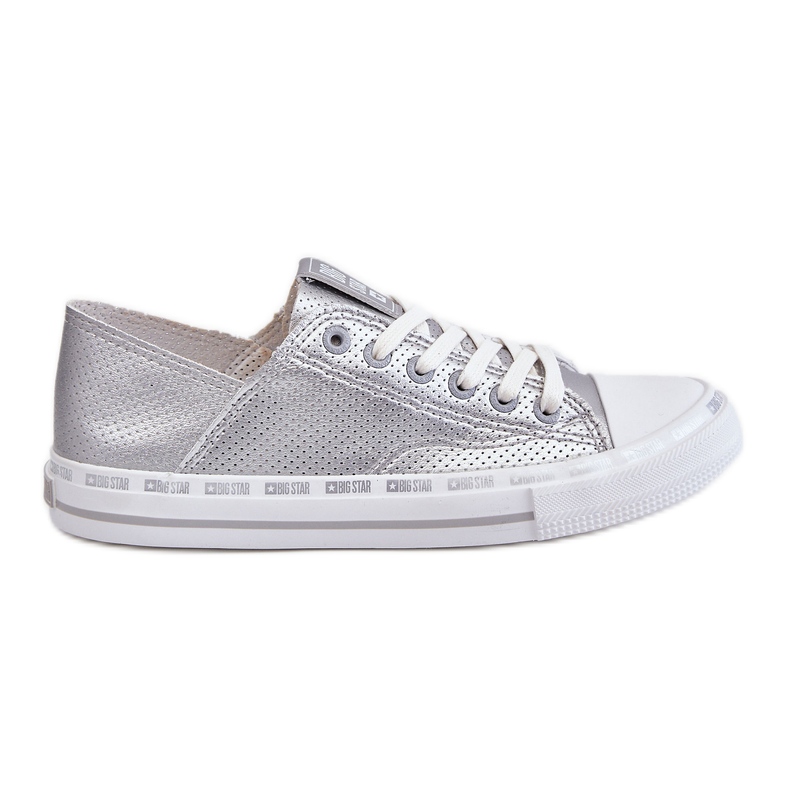 Baskets Basses Femme Cuir Big Star LL274016 Argent