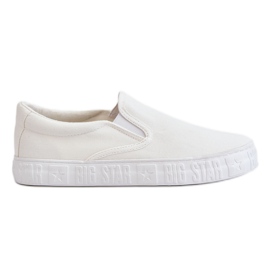 Baskets Femme Slip-On Big Star LL274389 Blanc