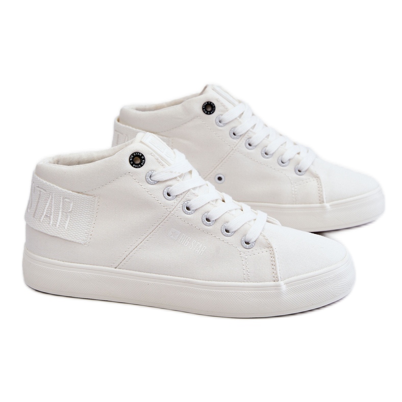 Baskets montantes classiques pour femmes Big Star LL274002 Blanc blanche