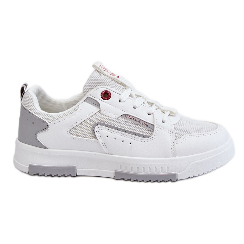 Cross Jeans Baskets Basses Jeans Cross Femme LL2R4011C Blanc blanche