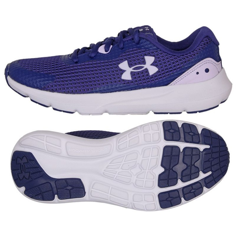 Chaussures de course Under Armour Surge 3 W 3024894 501 bleu Chaussures de course Under Armour Surge 3 W 3024894 501 bleu