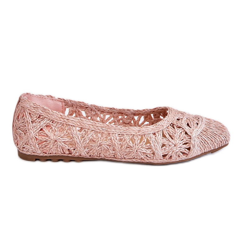 PS1 Ballerines Thiago roses à la mode ajourées
