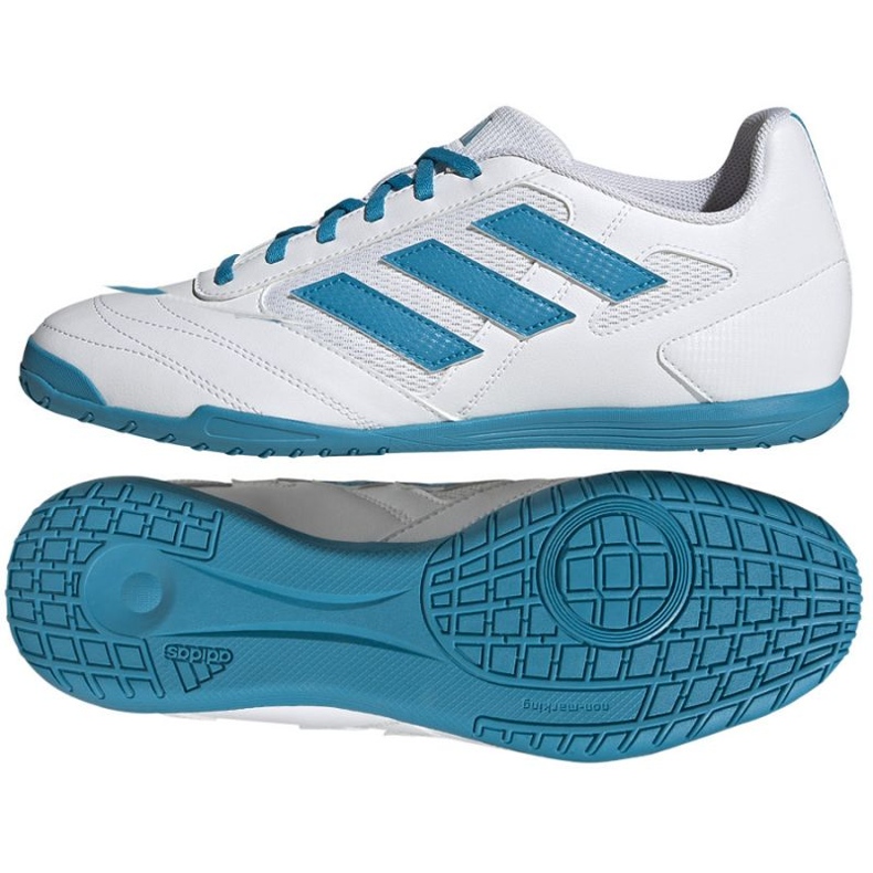 Chaussures Adidas Super Sala 2 In M GZ2560 blanche blanche Chaussures Adidas Super Sala 2 In M GZ2560 blanche blanche