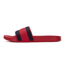Chaussons Tommy Hilfiger Rubber ht Flag Pool M FM0FM04263XLG rouge