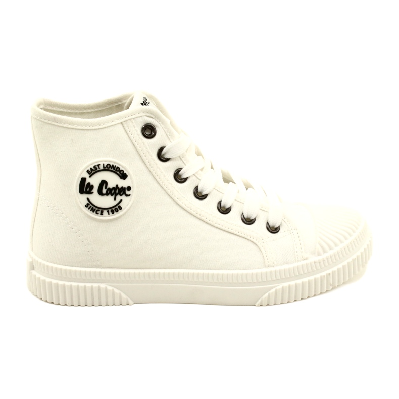 Trams blancs élevés des femmes Lee Cooper LCW-23-44-1607L blanche Trams blancs élevés des femmes Lee Cooper LCW-23-44-1607L blanche