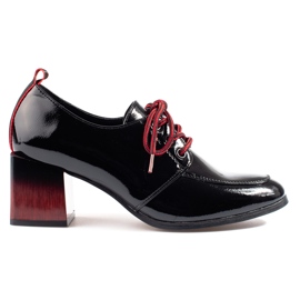 W. Potocki Chaussures à lacets femme Potocki noir