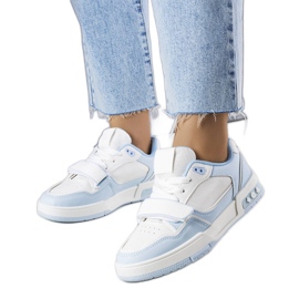 Baskets femme Kadie bleues blanc