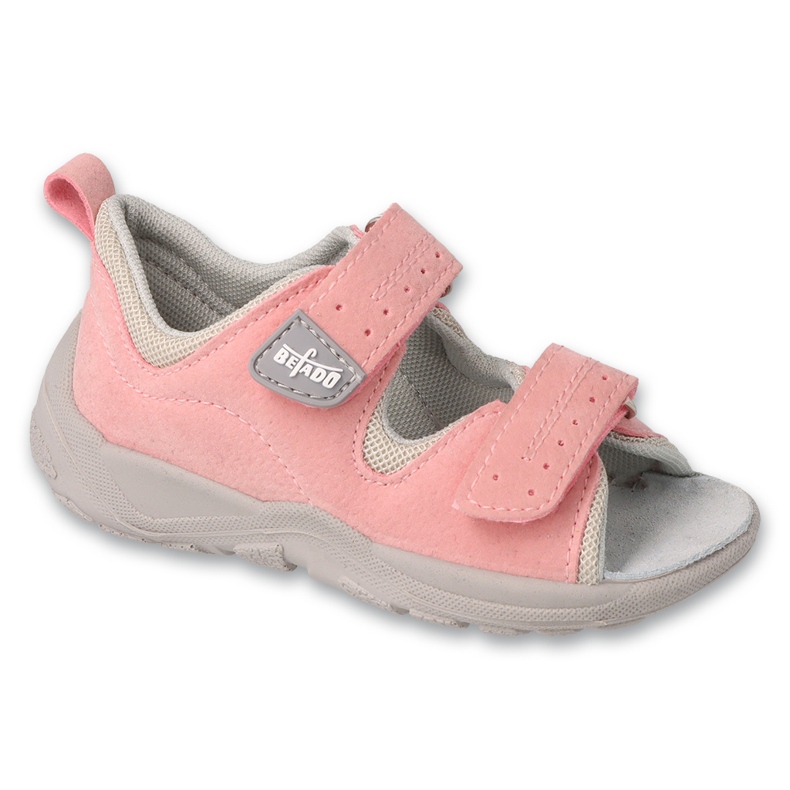 Befado chaussures pour enfants rose/gris 721P002