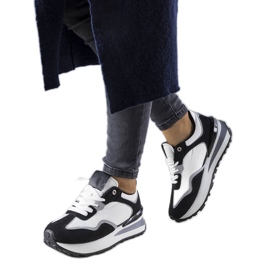 BM Baskets à plateforme Genevieve noires