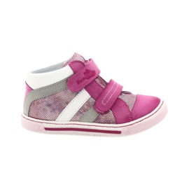 Chaussures fille Ren But 3225 perle rose gris blanche
