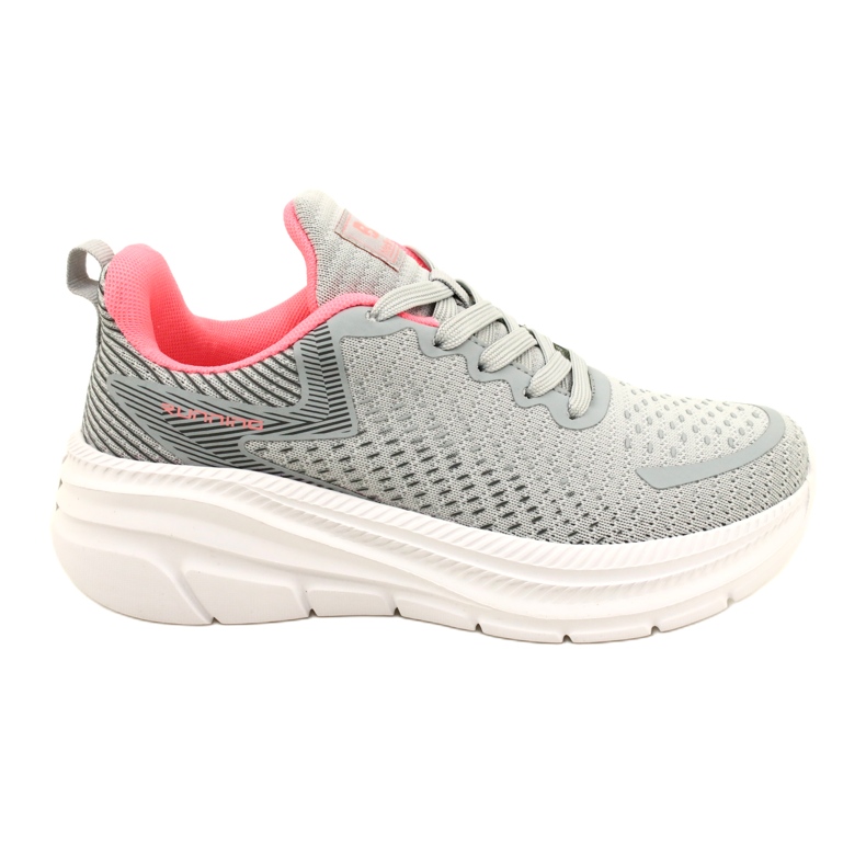 Chaussures de sport pour femmes McBraun 238-5335 Gray-Peach gris