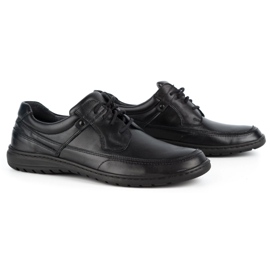 WASAK Chaussures décontractées en cuir pour hommes 0186W noir