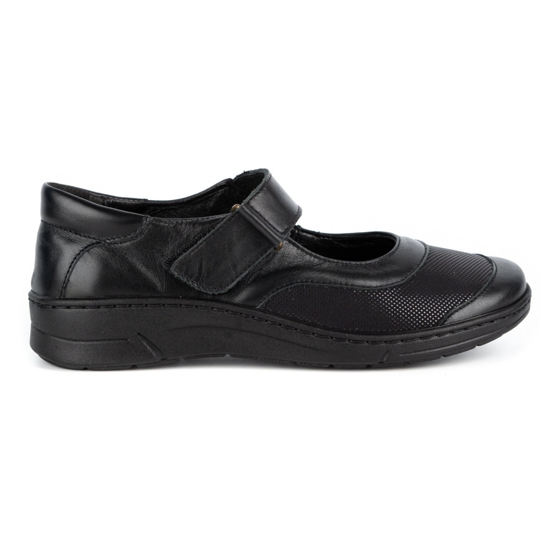WASAK Chaussures femme cuir velcro 0580W noir le noir WASAK Chaussures femme cuir velcro 0580W noir le noir