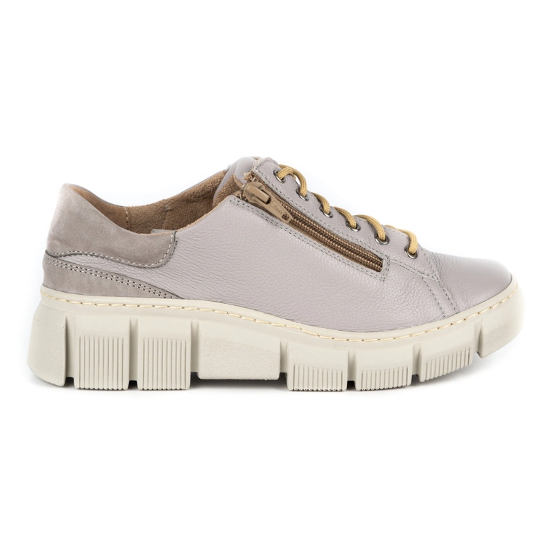 WASAK Chaussures femme baskets cuir 0663W gris