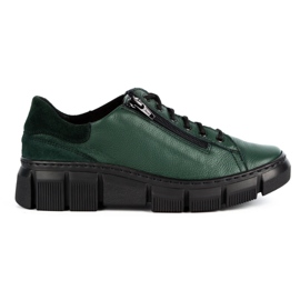 WASAK Vert Chaussures femme Taille 39 Cuir naturel KeeShoes