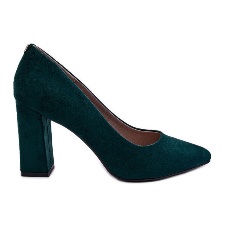 Escarpins Talon Daim Sergio Leone PB216 Vert