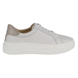 WASAK Chaussures femme baskets en cuir 0680W blanc