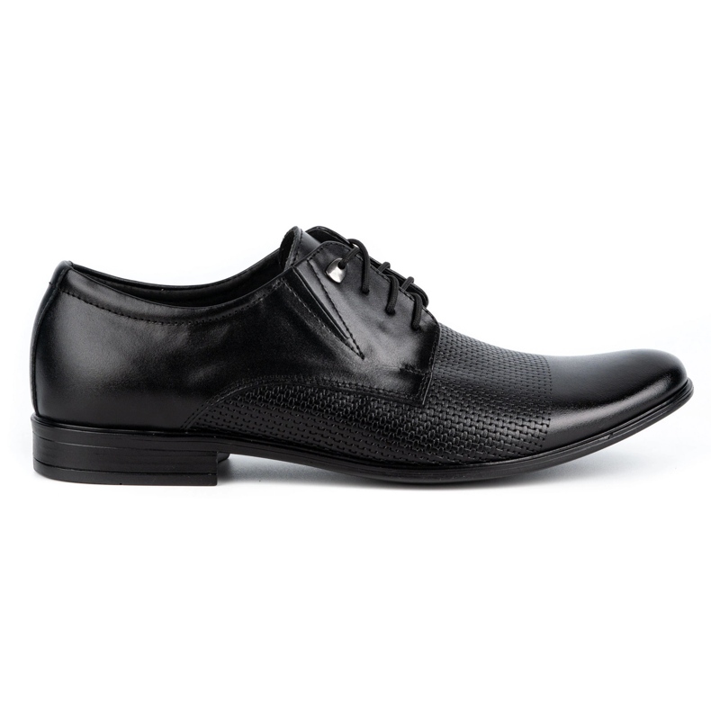 Olivier Chaussures élégantes en cuir pour hommes 302T3 noir le noir