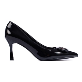 Escarpins femme Vinceza avec décoration noire