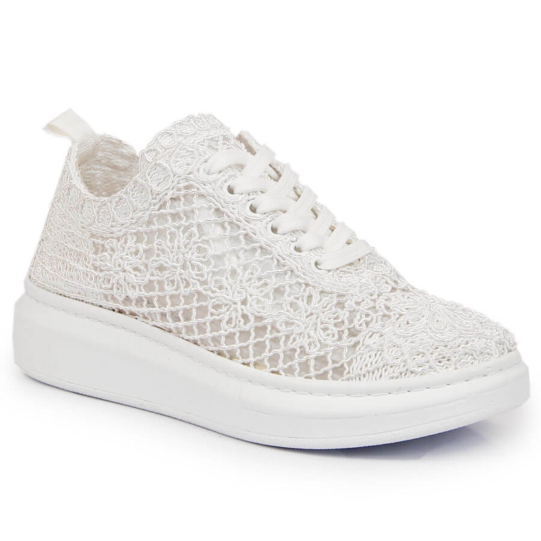 Chaussures à lacets pour femmes sur la plate-forme blanche Artiker 50C1115 Chaussures à lacets pour femmes sur la plate-forme blanche Artiker 50C1115