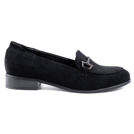 Lords Vinceza daim noir femme le noir
